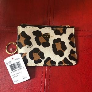 Coach Leopard-Print Wallet NWT